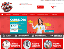 Tablet Screenshot of ipermaq.com.br